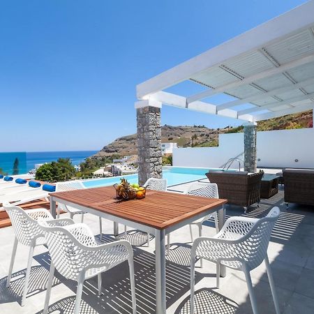 Luxury Sunrise White Villa Линдос Экстерьер фото