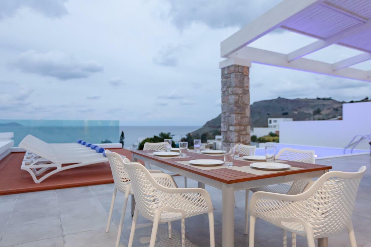 Luxury Sunrise White Villa Линдос Экстерьер фото
