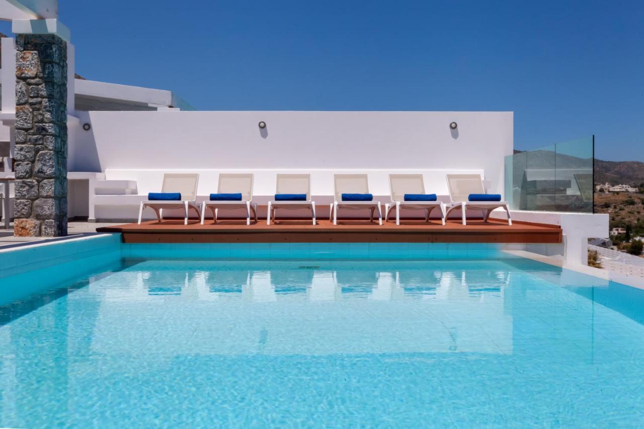 Luxury Sunrise White Villa Линдос Экстерьер фото